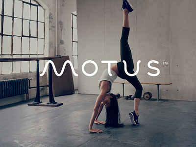 Motus Wordmark applications branding logo mark motus wormark