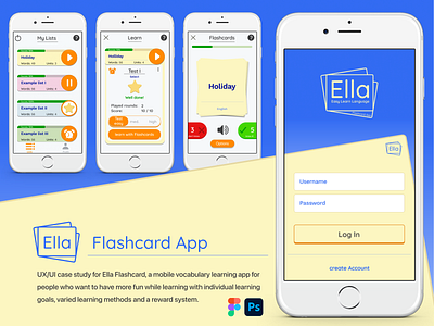 UX/UI Ella Flashcard