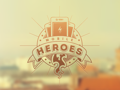 Mobile Heroes logos mobile heroes old school