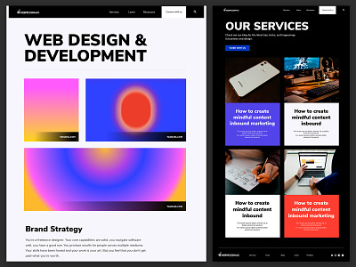 Blog Design design graphic ui web web design