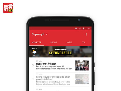 Supernytt for Android