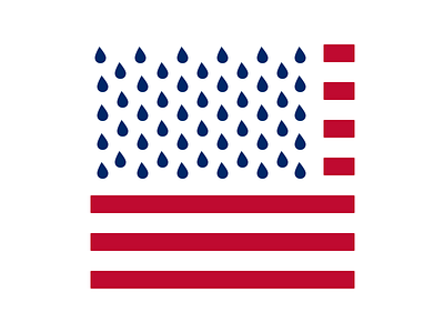 The emotional flag of the United States