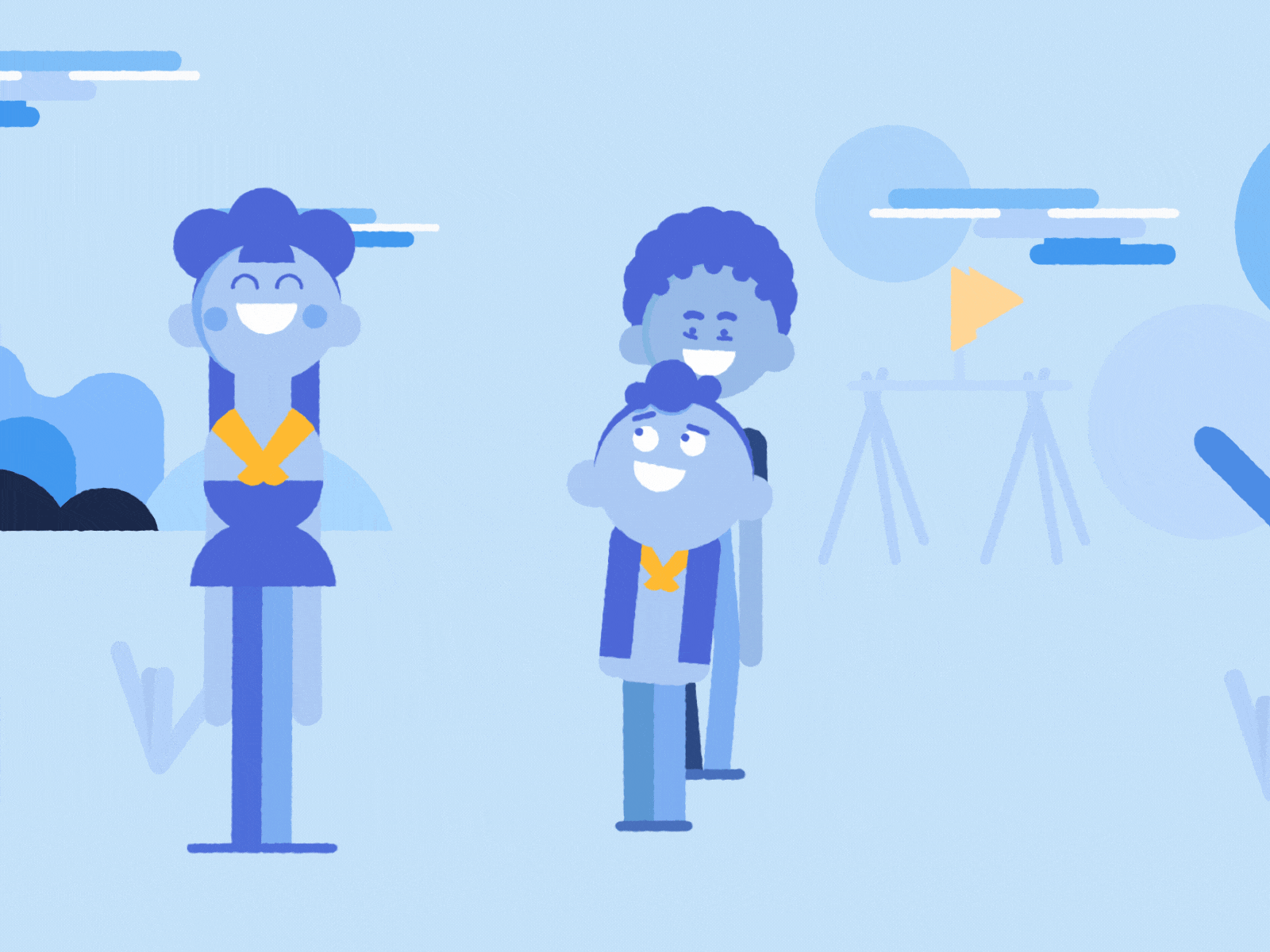 Friendship - GIF by Tsuriel ☰ on Dribbble