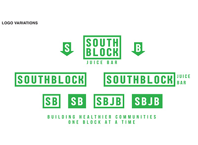 South Block Juice Bar - Brand Identity branding design graphic design identity identity design logo mockup rebrand rebranding stationary typography vector