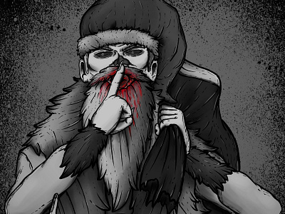 BELSNICKEL character creepy folklore horror illustration