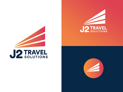 J2 Travel Solutions branding design illustration illustrator logo solutions tourism tourist travel travel agency vector