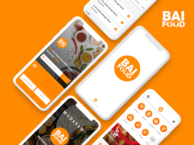 Bai Food branding and identity concept davao delivery app food and drink food app logo medicine mobile delivery philippines
