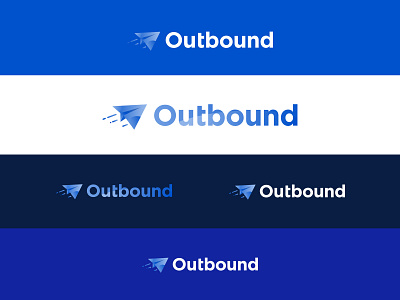 Outbound branding design ui logo logo a day logo alphabet marketing