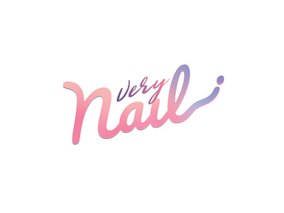 Branding No.7 | Very Nail branding logo typography