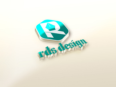 Logo Rds brand concept identity logo logo 3d