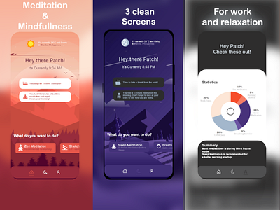 Meditation/Mindfulness UI Kit for IoS and Android