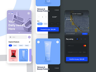 E-commerce mobile app ui design
