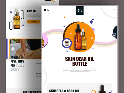 Web site design: landing page home page ui