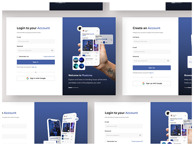 Musicme - Login Dashboard clean dailyui dashboard dashboard app input landing page ui login login form login page modern onboarding password registration sign in sign up ui uiux ux web app web design