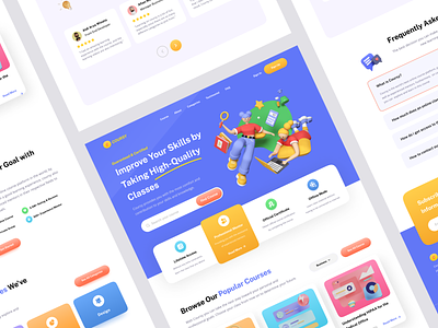 Coursy - Online Course Landing Page