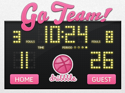 NFL Scores by Bobby Kane on Dribbble