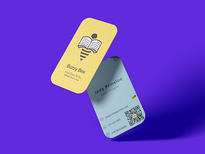 Business Cards - Buzzy Bee app branding design icon illustration logo typography vector