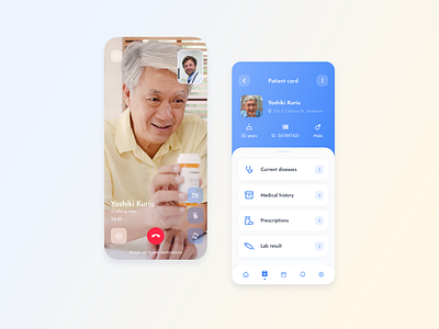 Patient Card for a Telehealth Platform