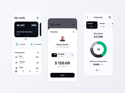 Banking App concept dashboard design finance finance app mobile banking social ui ux website