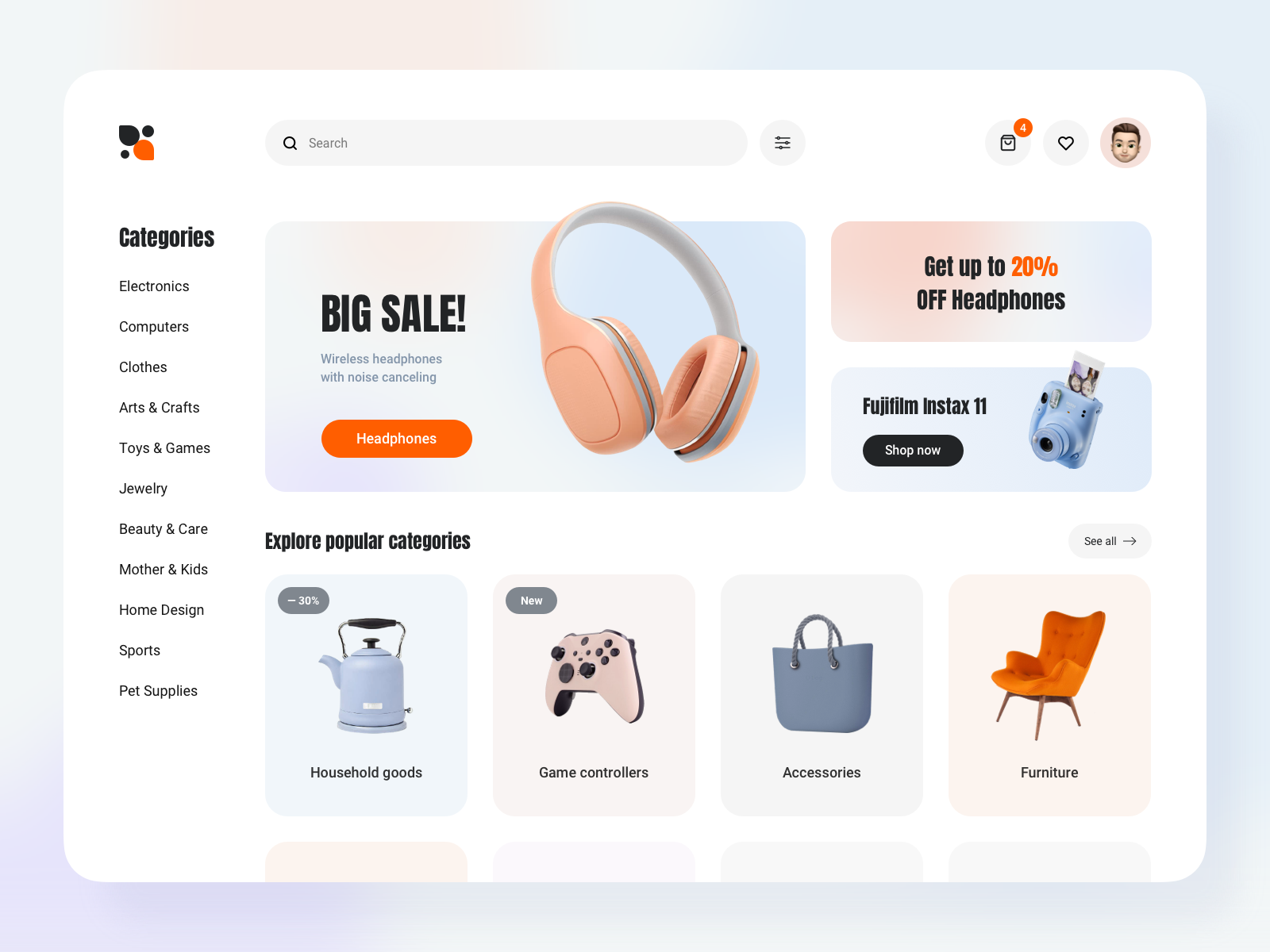 Marketplace Platform Design Concept by Cleveroad on Dribbble