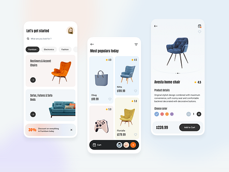 Marketplace Mobile App by Cleveroad on Dribbble