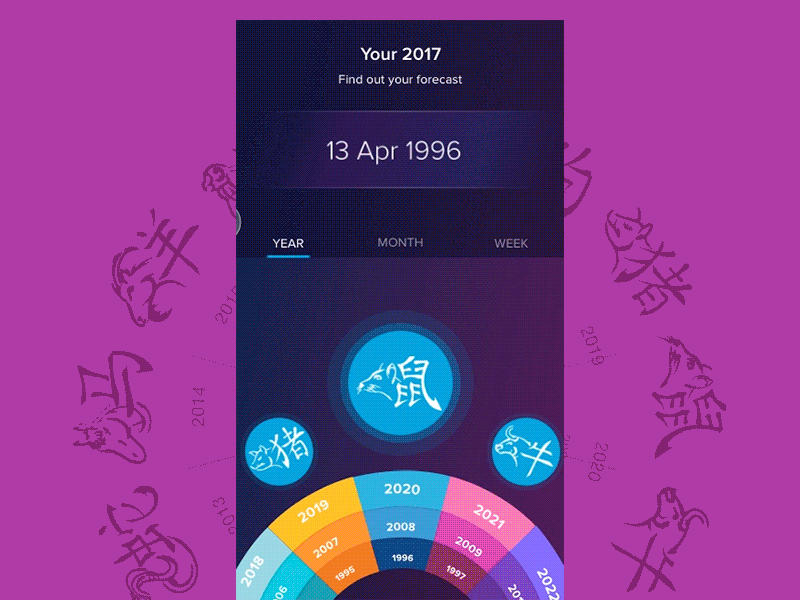 Horoscope App Concept