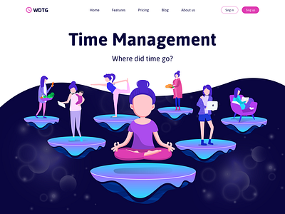 Time management web app