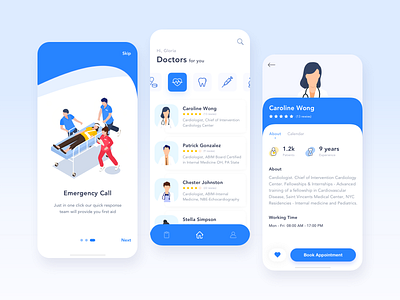 Hospital Mobile App for Patients branding concept dashboard design doctor doctor app health health app health care healthcare hospital hospital app ios mobile mobile app mobile app design mobile design mobile ui patients ui