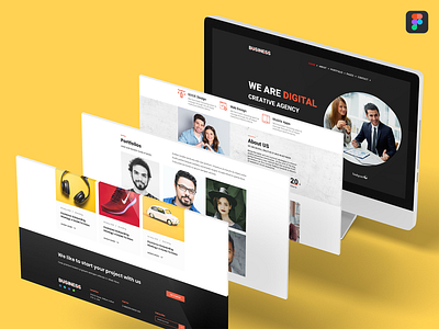 Business Website UI Design