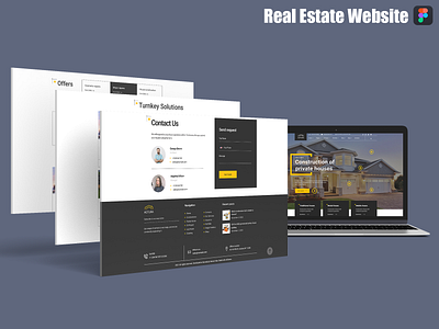 Real Estate Website UI Design