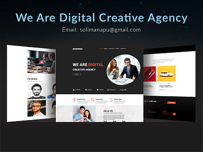 Digital Marketing Agency Web UI