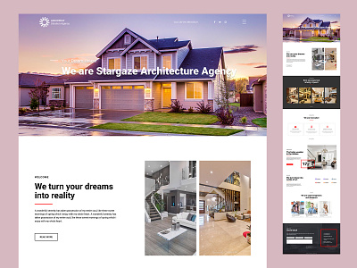 Architect Solution Agency Website UI Templated Design