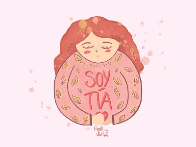 Soy tía design illustration procreate