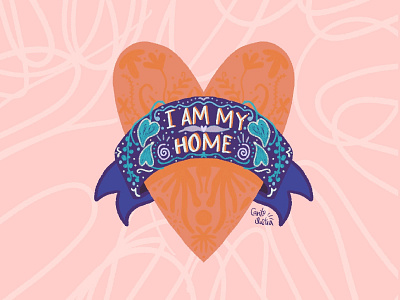 I am my home illustrate illustrated illustration illustrationart illustrationartist ilustracion ilustradora procreate