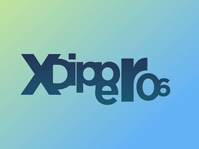 Text Based Logos - "xdipper06" Concept. branding design graphic design illustration logo logos minimalistic modern textbasedlogo textlogo