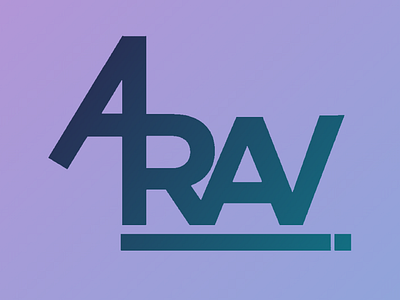 Text-based logos: "Arav" Concept branding design graphic design illustration logo logos modern motion graphics ui ux vector