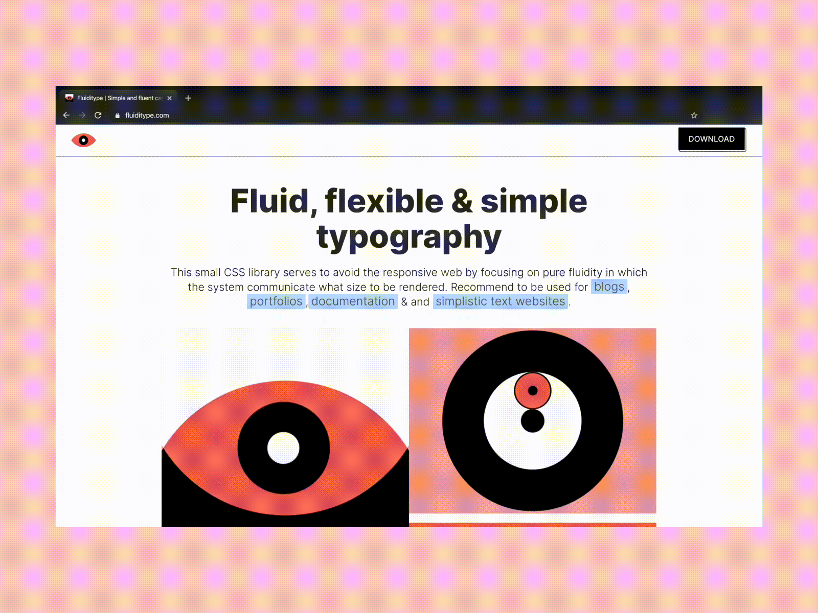 Fluiditype for simple typography after effect animation css design gatsby gif html library motion motion design product react ux
