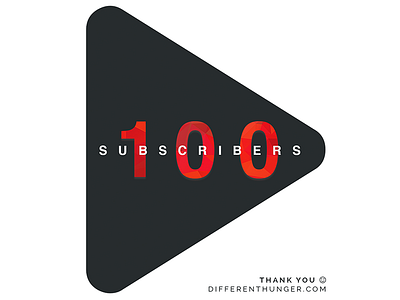 Another big milestone: 100 subscribers on YouTube! blogging clean marketing minimal modern simple subscribers vlog vlogging youtube