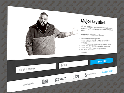 'Major Key' Call to Action Mockup 2016 another bless dj key khaled major one ui up web yellow