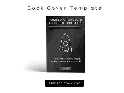 Free Psd Ebook Book Cover Template By Different Hunger Creative On Dribbble