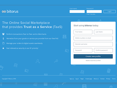 Awesome new startup clean flat landing page minimal modern sleek ui user interface web