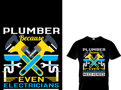 plumber t-shirt design