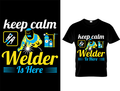 welder custom t-shirt design. branding custom t shirt design father and daughter graphic design illustration logo plumber t shirt tyography ui