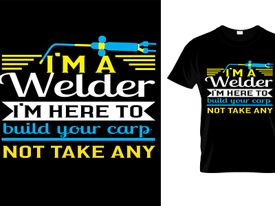 welder custom t-shirt design.