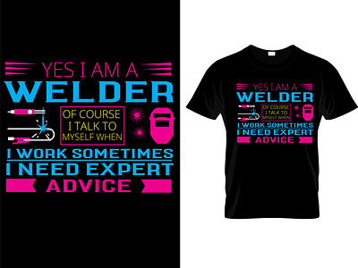 welder custom t-shirt design.