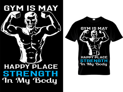 fitness custom t shirt design.