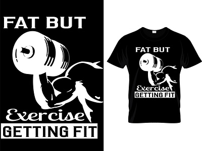 fitness custom t shirt design.