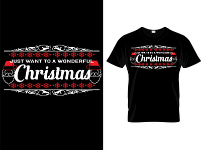 christmas custom t shirt design.