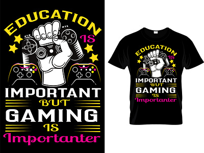 gameing custom t shirt design.