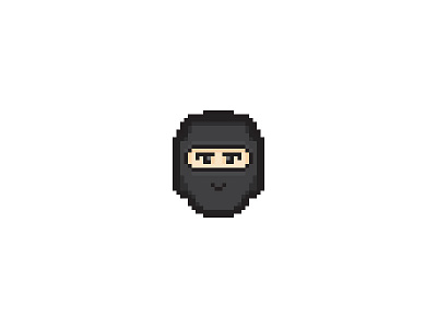 Your Friendly Neighborhood Pixel Ninja illustration ninja pixels